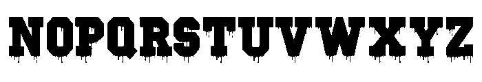 Blockton Halloween Font LOWERCASE