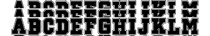Blockton Stacked FONT