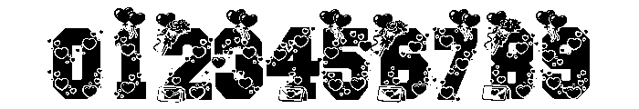 Blockton Valentine Font OTHER CHARS