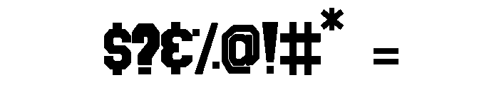 Blockton Valentine Font OTHER CHARS