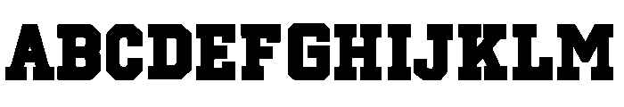 Blockton Font UPPERCASE