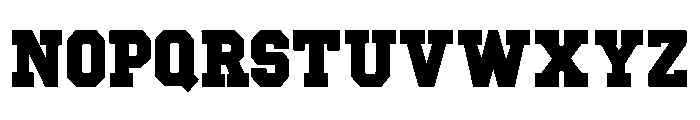 Blockton Font LOWERCASE
