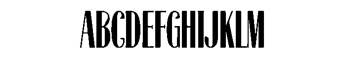Blockwave Font UPPERCASE