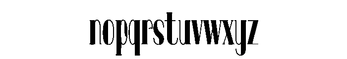 Blockwave Font LOWERCASE