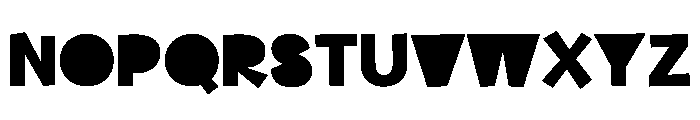 Blocky Delight Regular Font UPPERCASE