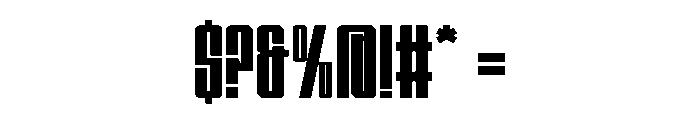 Blocky Varsity Regular Font OTHER CHARS