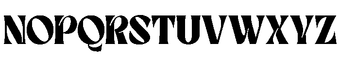 Blode starkly Regular Font UPPERCASE