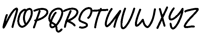 Blodies Font UPPERCASE