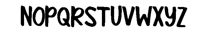 Blogger Comic Regular Font UPPERCASE