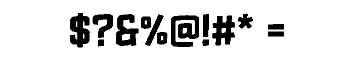 Blokify Font OTHER CHARS