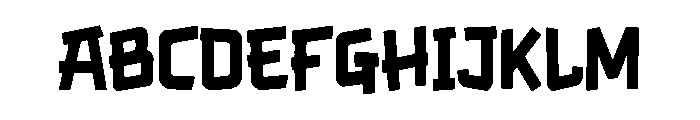 Blokify Font UPPERCASE
