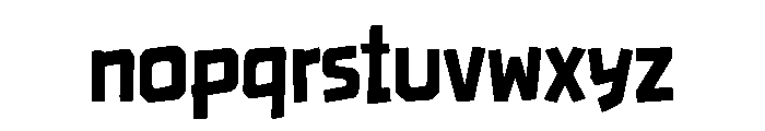 Blokify Font LOWERCASE