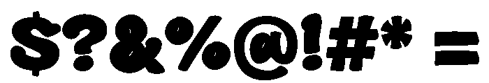 Blomby Reg Font OTHER CHARS