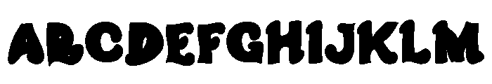 Blomby Reg Font UPPERCASE