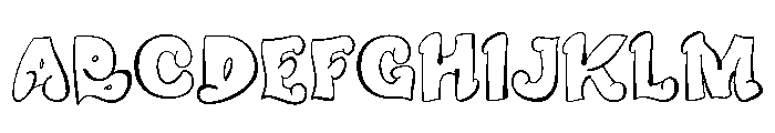 Blomby Font UPPERCASE
