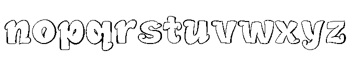Blomby Font LOWERCASE