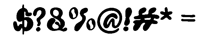 Blompsy Font OTHER CHARS