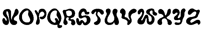 Blompsy Font UPPERCASE
