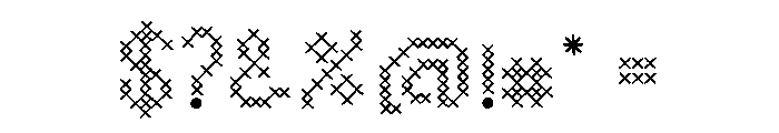 Blondedecore Font OTHER CHARS
