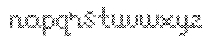 Blondedecore Font LOWERCASE