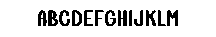 Blondie Series Font UPPERCASE