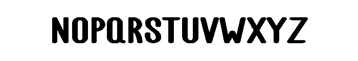Blondie Series Font UPPERCASE