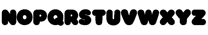 Blooby Font UPPERCASE