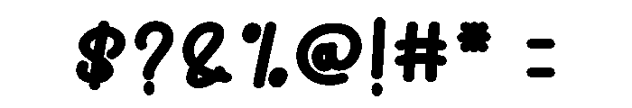 Blood Blooming Font OTHER CHARS