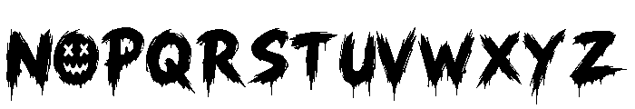 Blood Crimson Font UPPERCASE