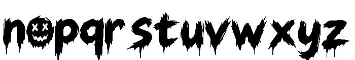 Blood Crimson Font LOWERCASE