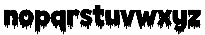 Blood Curse Font LOWERCASE