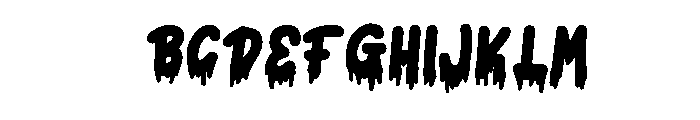 Blood Font 1 Font UPPERCASE