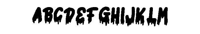 Blood Font 3 Font UPPERCASE