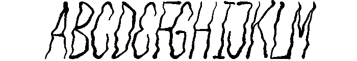 Blood Grave Font UPPERCASE