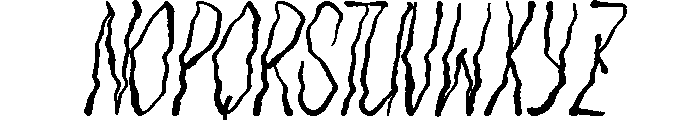 Blood Grave Font UPPERCASE