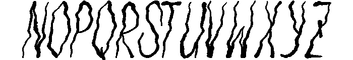 Blood Grave Font LOWERCASE