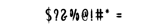 Blood Halloween Font OTHER CHARS