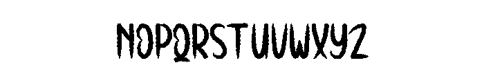 Blood Halloween Font UPPERCASE