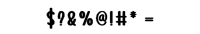 Blood Haunted Font OTHER CHARS