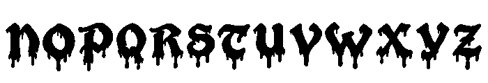 Blood Ink Regular Font LOWERCASE