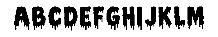 Blood Melt Bold FONT