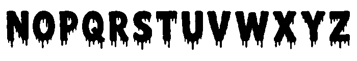 Blood Melt Bold Font LOWERCASE