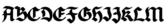 Blood Oath Font UPPERCASE