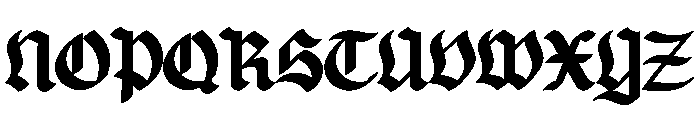 Blood Oath Font UPPERCASE