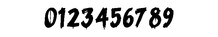 Blood Rift Font OTHER CHARS