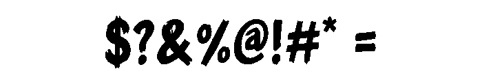 Blood Rift Font OTHER CHARS