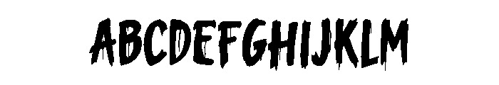 Blood Rift Font UPPERCASE