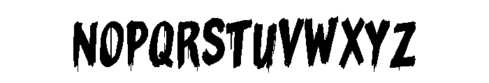 Blood Rift Font UPPERCASE