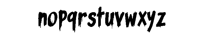 Blood Rift Font LOWERCASE