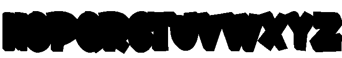 Blood Street Shadow Bold Font UPPERCASE